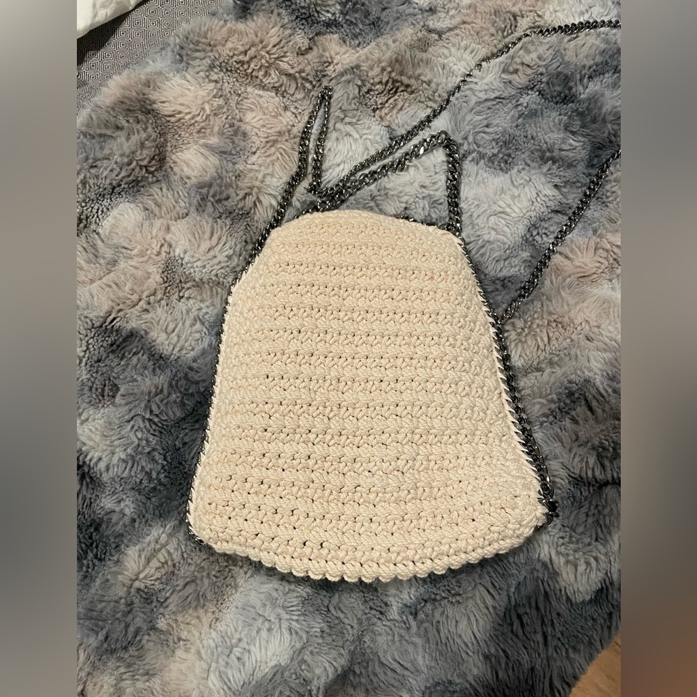Stella McCartney crochet bag with duster